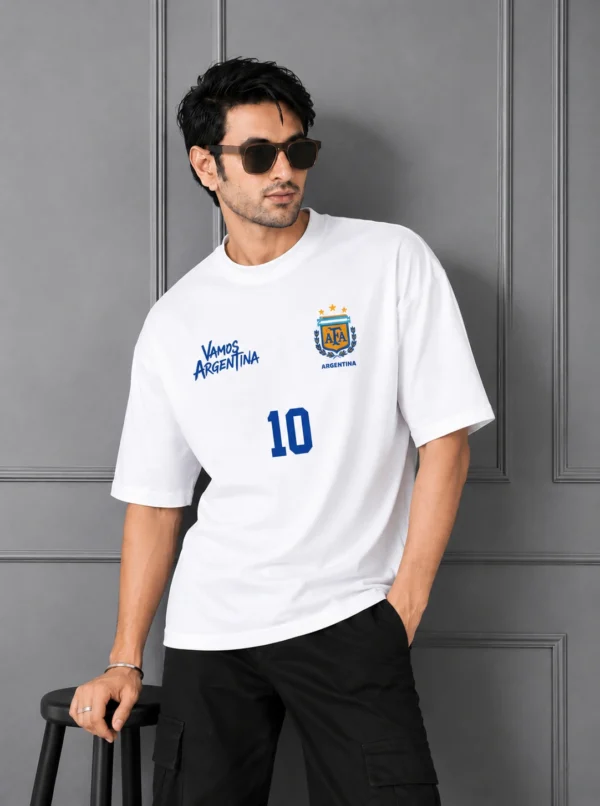 Argentina White Drop T-shirt